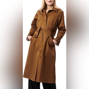 Bernardo Brown Belted Trench Coat